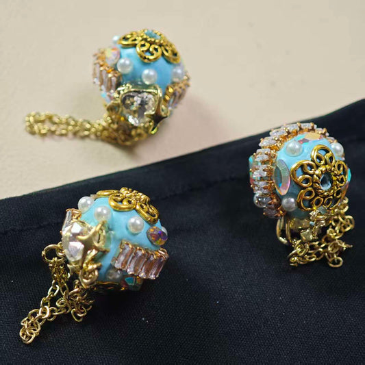 M049【2pcs】 Alloy beads