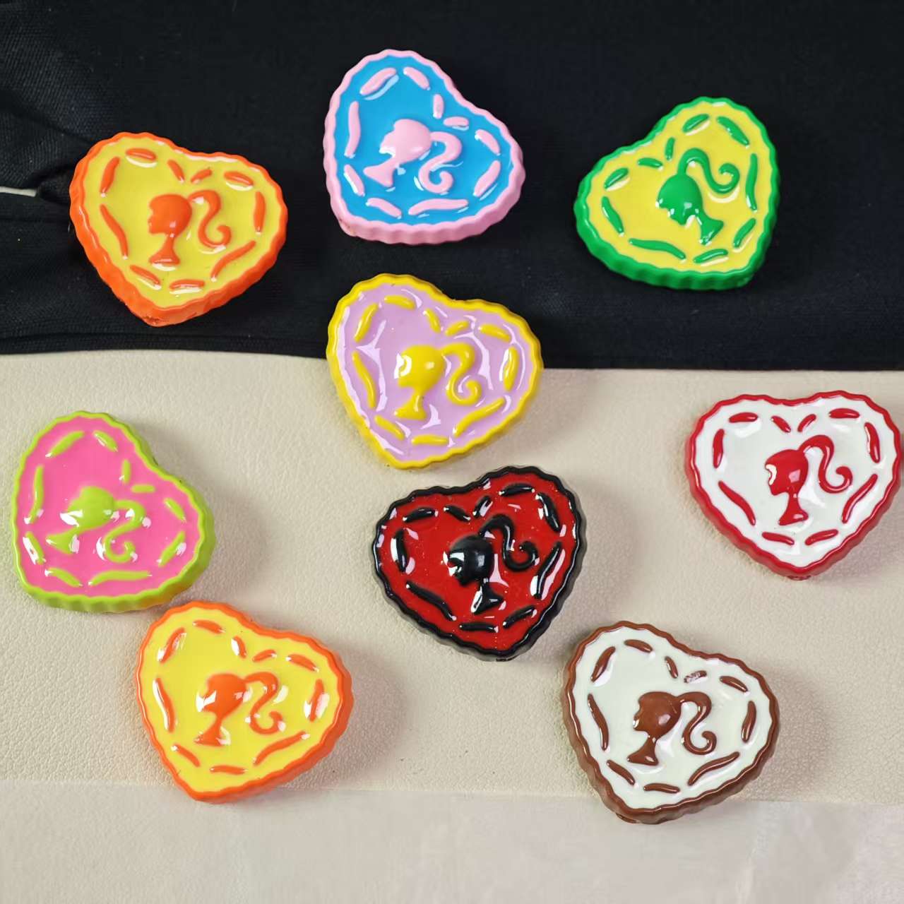 H054【9PCS】 25.3*21.8mm beads