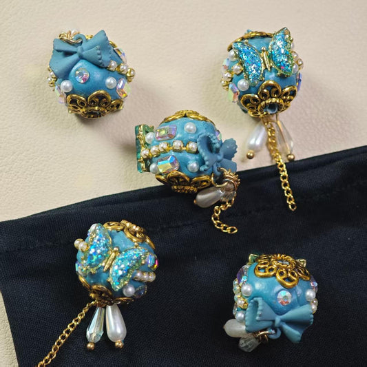 M055【2pcs】 Alloy beads