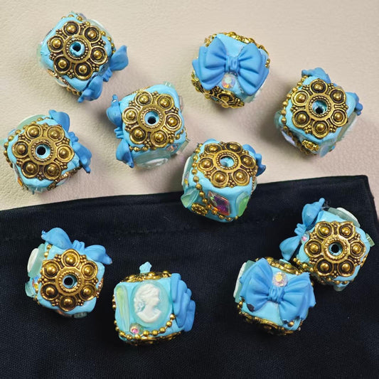 M060【2pcs】 Alloy beads