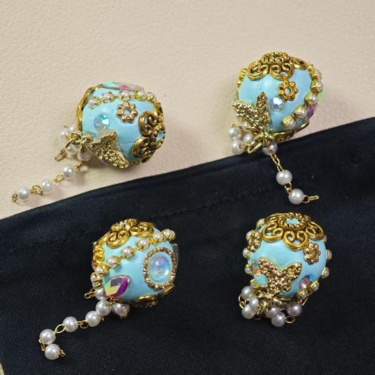 M061【2pcs】 Alloy beads