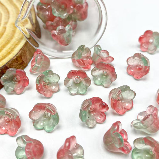 H064【50PCS】7*12mm glass beads