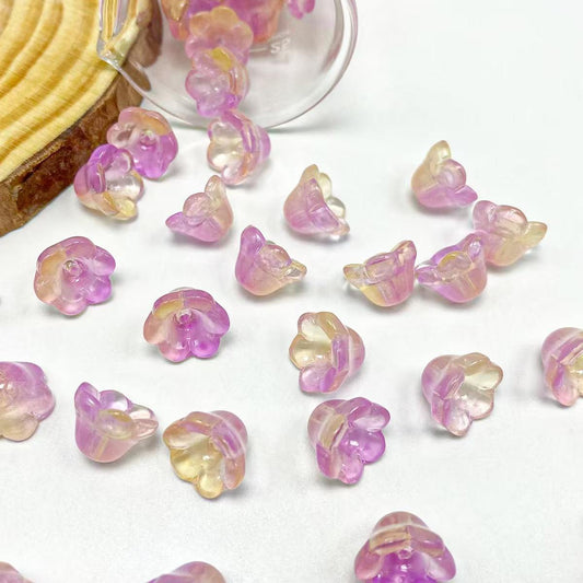 H065【50PCS】7*12mm glass beads
