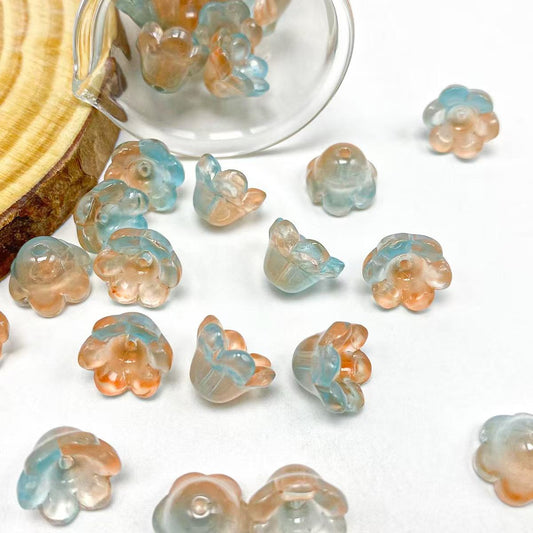 H066【50PCS】7*12mm glass beads
