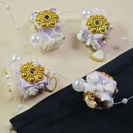 M070【2pcs】 Alloy beads