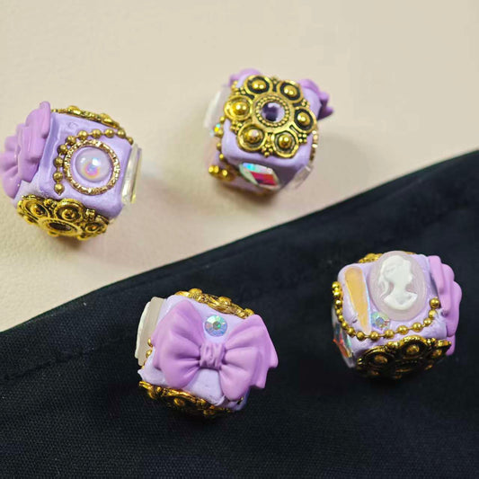 M071【2pcs】 Alloy beads