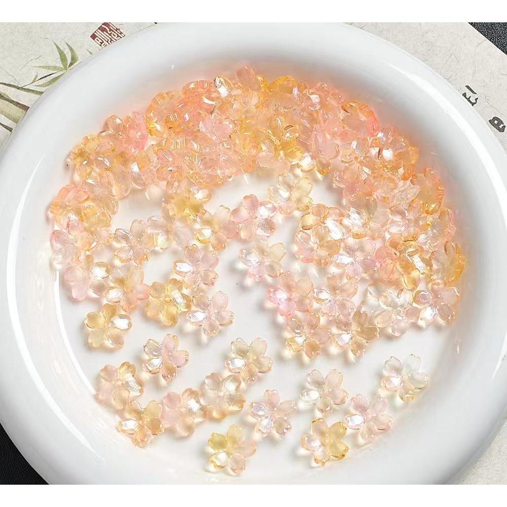 H074【40PCS】11.7mm glass bead