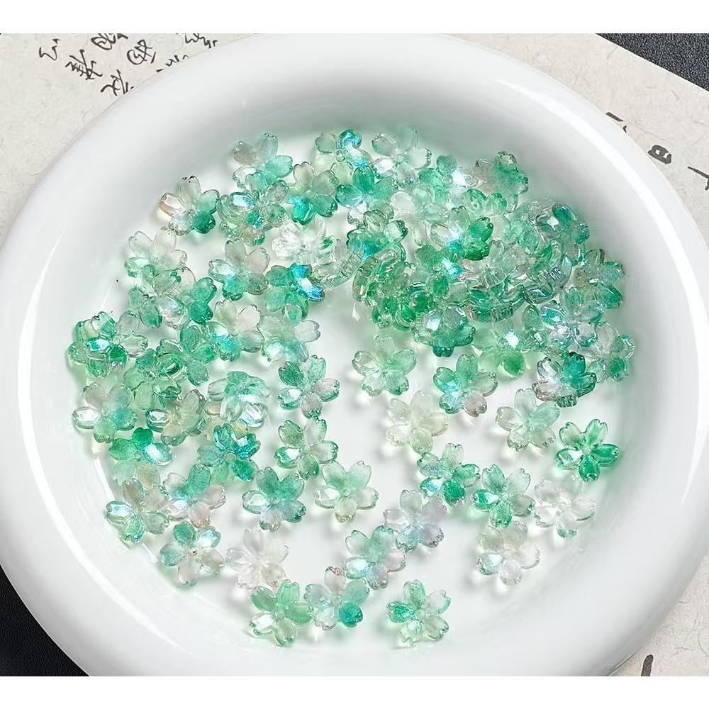 H075【40PCS】11.7mm glass bead