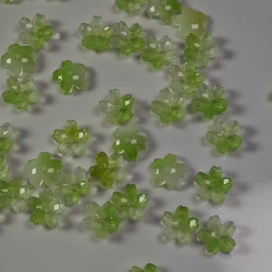 H081【40PCS】11.7mm glass bead