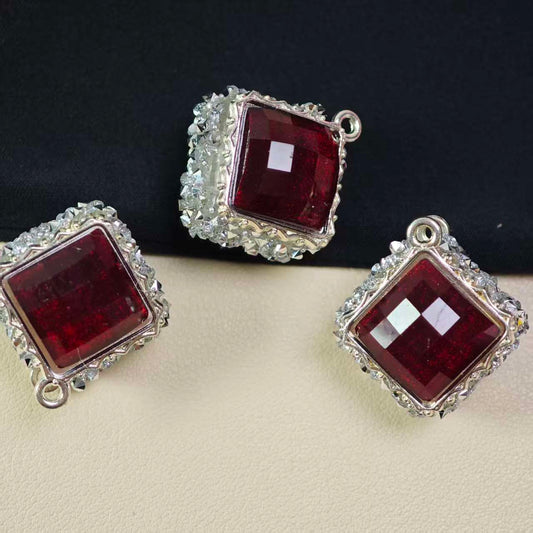 M086【2pcs】 Alloy beads