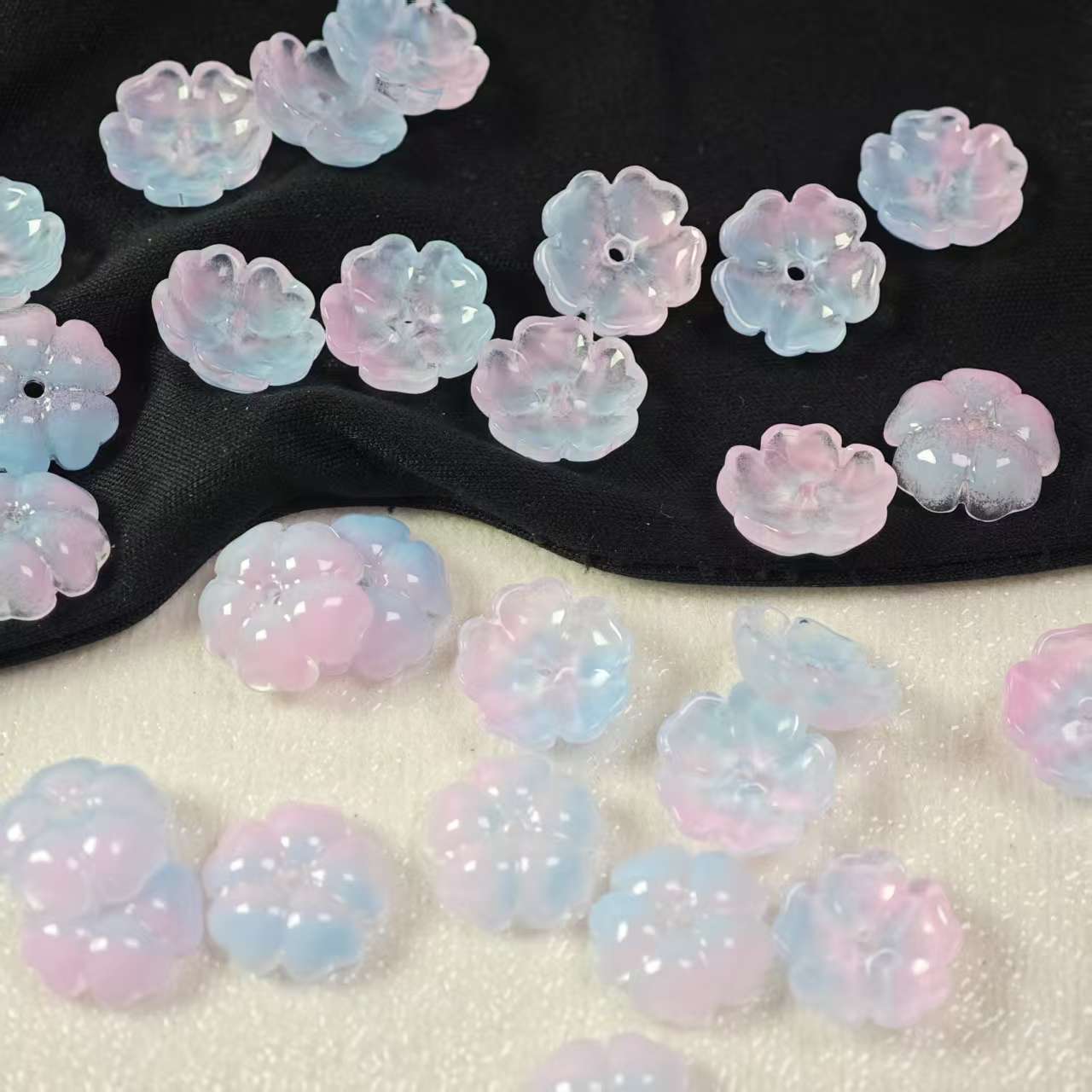 H089【25PCS】13mm glass bead