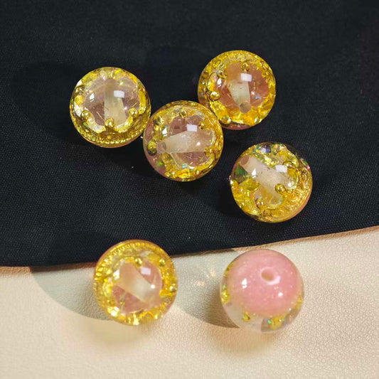 E147【5pcs】 16mm resin beads