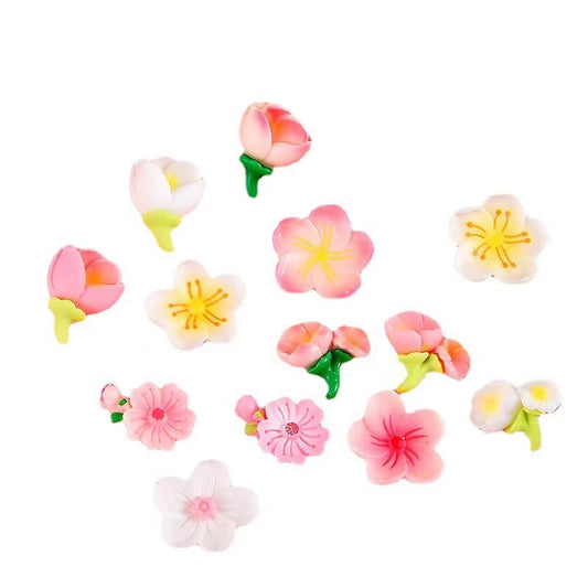 A0192 Pink white flowers-PRESALE