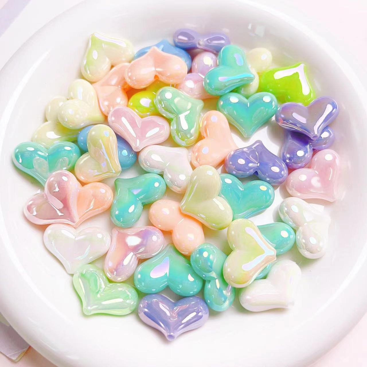 A0666 heart beads mix(PRE-SALE)