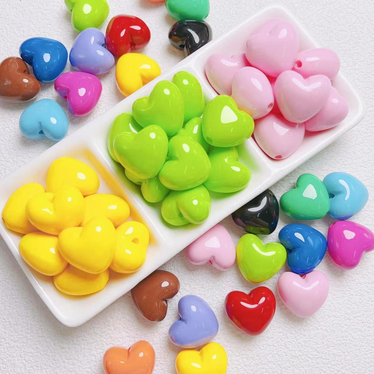 A0668 heart beads（PRE-SALE)