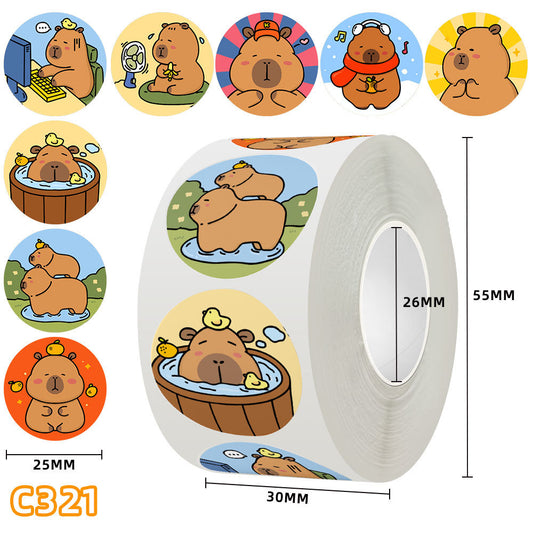 B731  capybara Sticker①