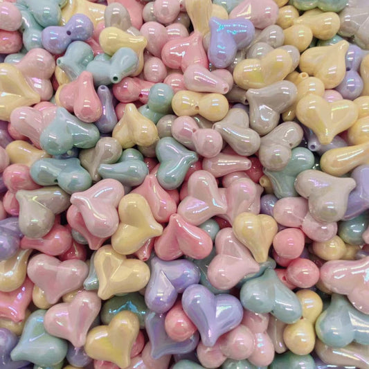 A0716 heart beads（PRE-SALE)