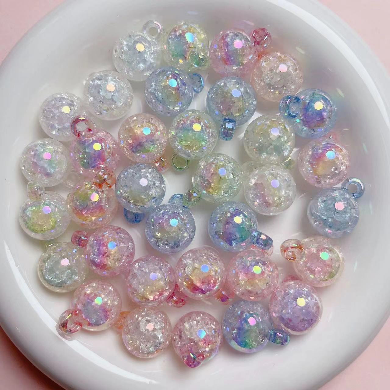 A0730 starry sky beads luminous PRE SALE