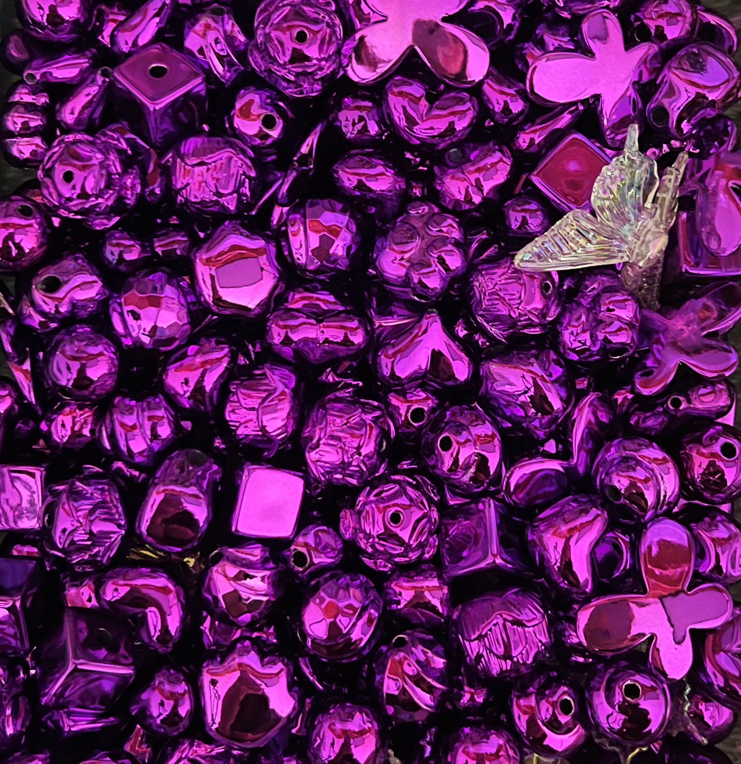 B346 metallic purple mix