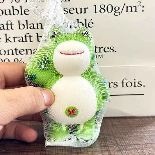 B519 Salute frog squish toy