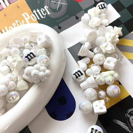 B540 acrylic white beads mix