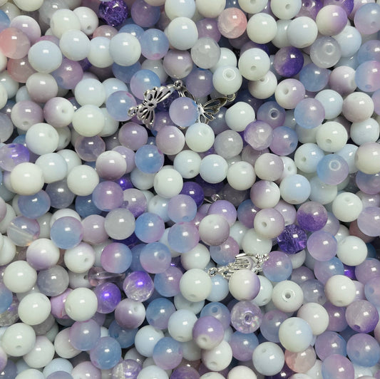 B547 light purple beads mix