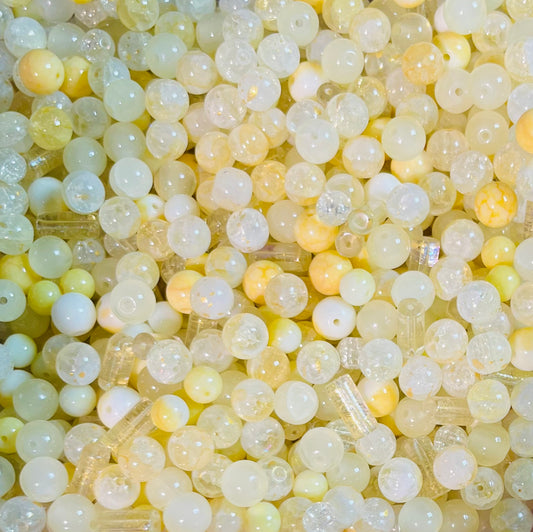 B801 Light yellow beads mix