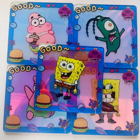 N099 Spongebob acrylic charm mix（8cm*8cm）- Clearance