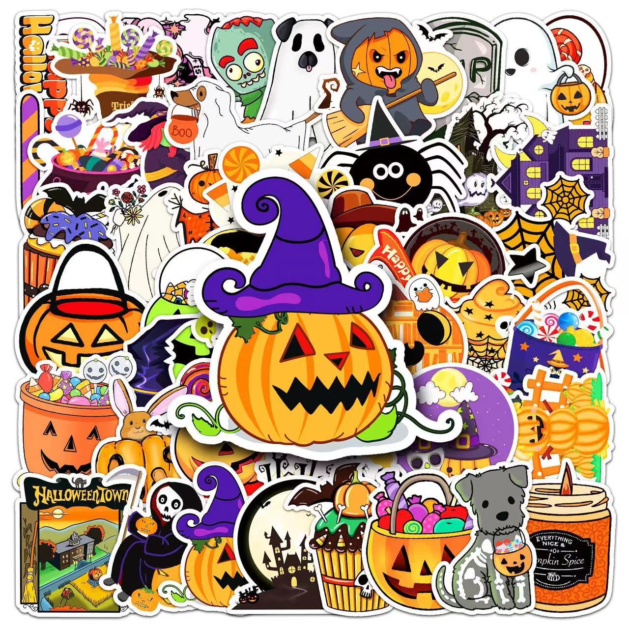 J015 【Ready stock】Halloween sticker