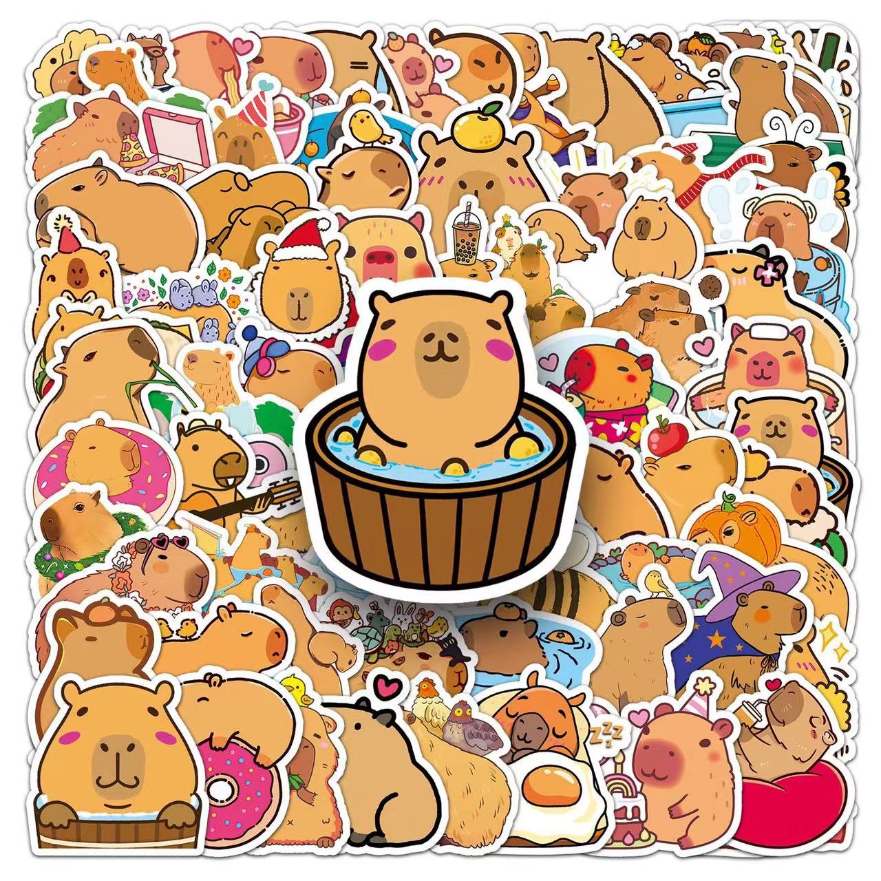 J016 【Ready stock】capybara sticker