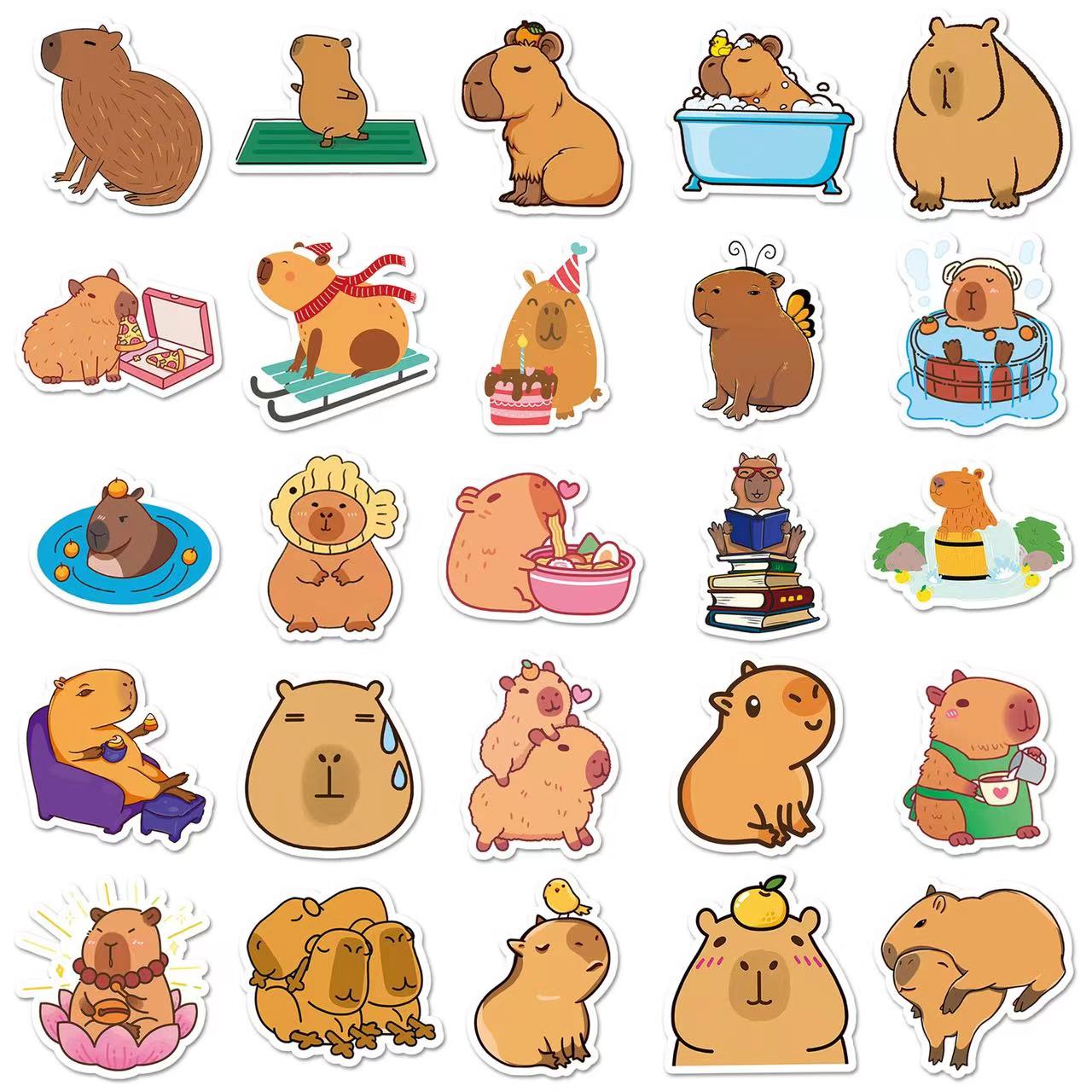 J016 【Ready stock】capybara sticker