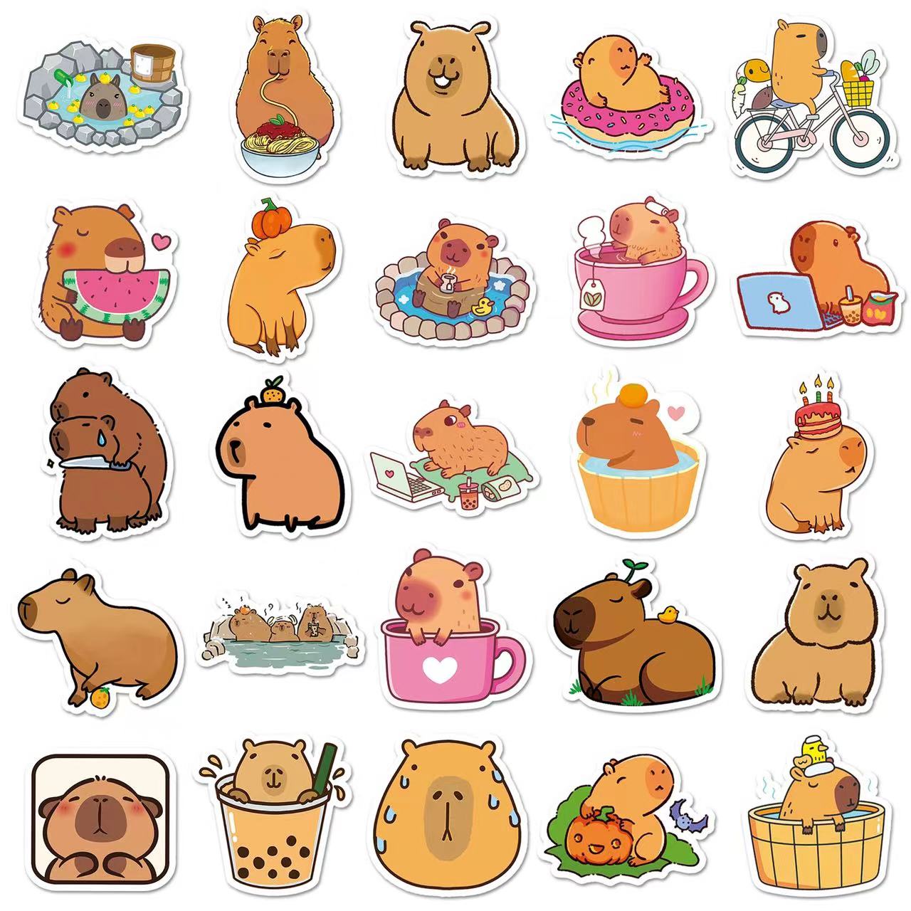 J016 【Ready stock】capybara sticker