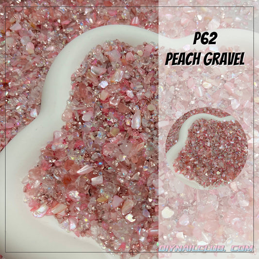 B019 peach gravel