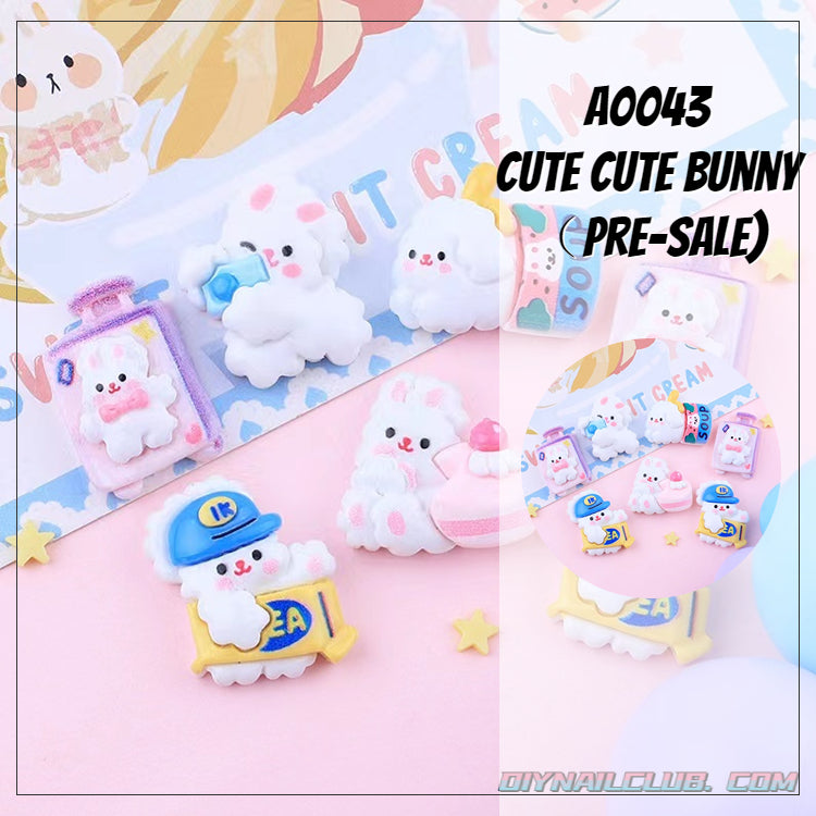 A0017 cute cute bunny （Pre-sale)