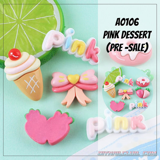 B098 Pink dessert