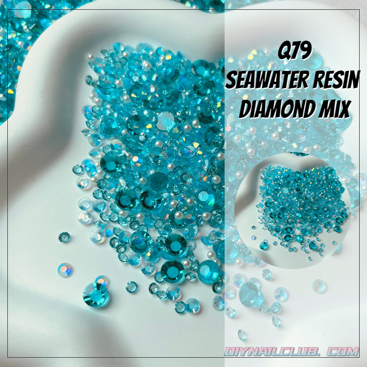 B032 seawater resin  diamond mix