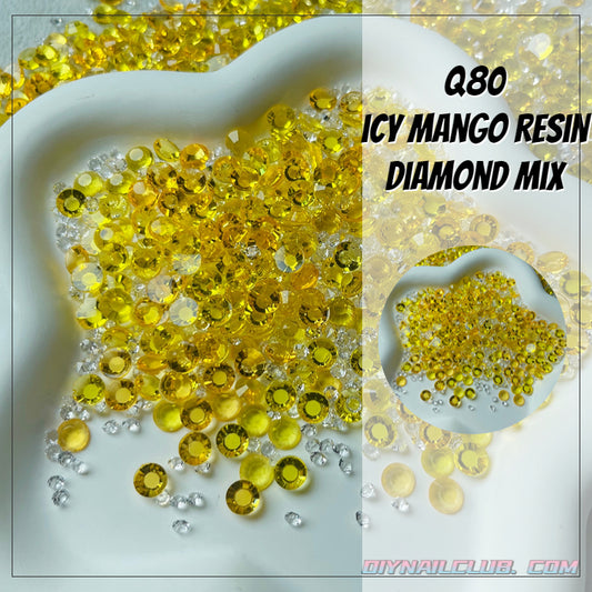 B033 icy mango resin diamond mix