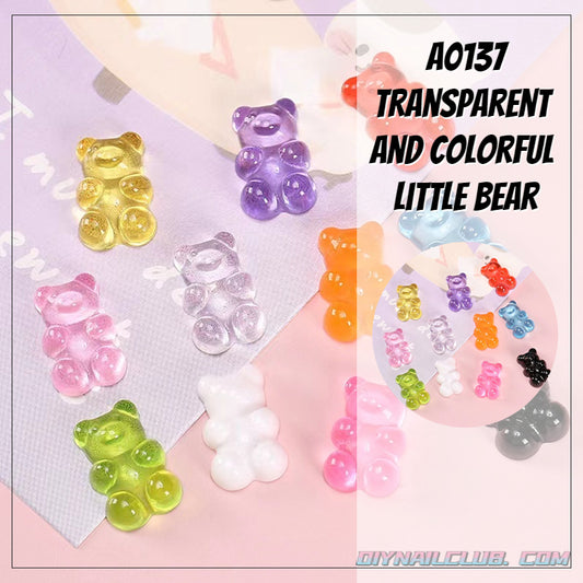 A0105 Transparent  and Colorful  Little Bear(PRE-SALE)