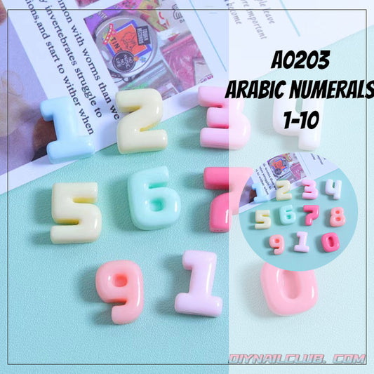 A0100 Arabic numerals 1-10（pre-sale）