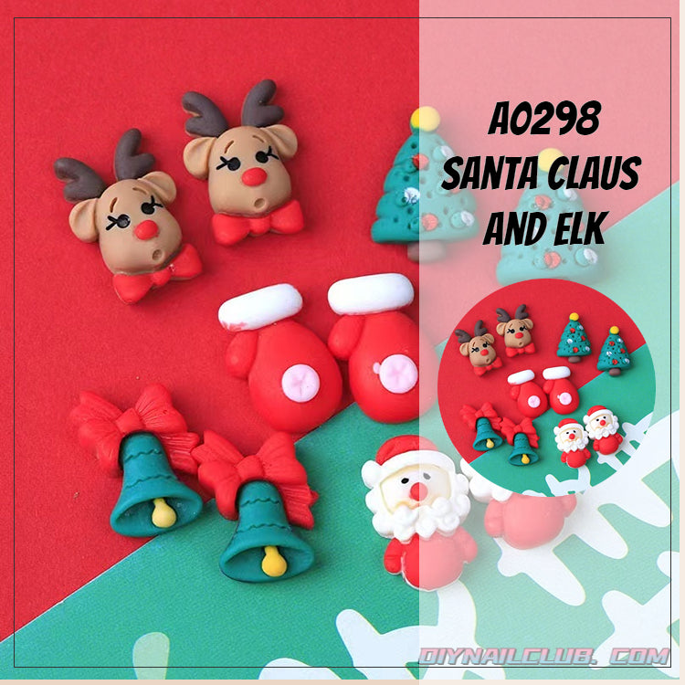 A0129 Santa Claus  and Elk(PRE-SALE)