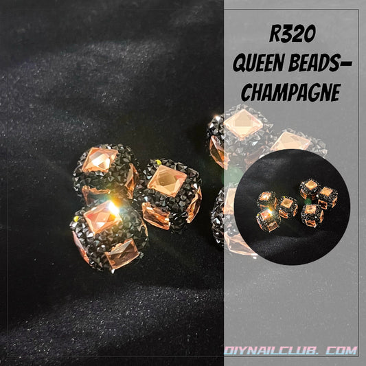 B577 Queen beads—champagne