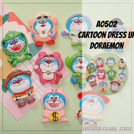 A0224 Cartoon Dress Up Doraemon-medium-sized（pre-sale）-rd