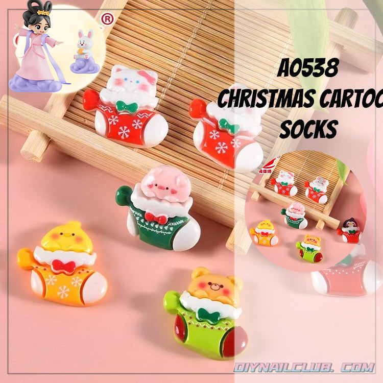 A0255 Christmas cartoon socks（pre-sale）