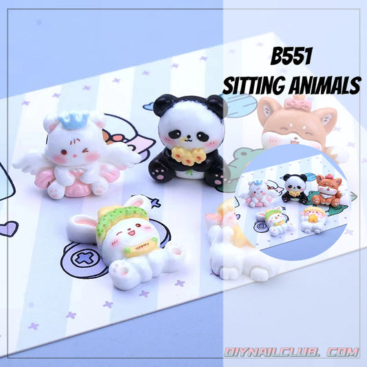 B137 Sitting Animals