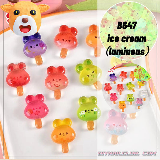 A0483 bunny ice cream （luminous）-PRESALE