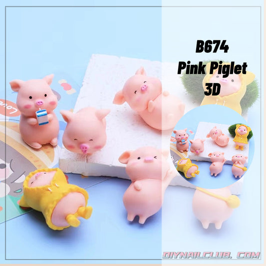 A0555 Pink Piglet 3D(PRE-SALE)