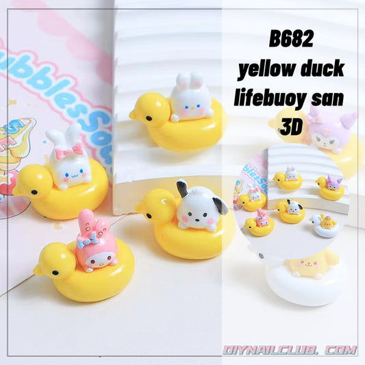 A0444 yellow duck  lifebuoy san  3D(PRE-SALE)