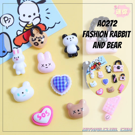A0118 Fashion Rabbit  and Bear（pre-sale）