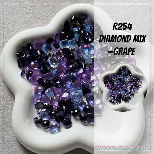 B054 Diamond mix —grape