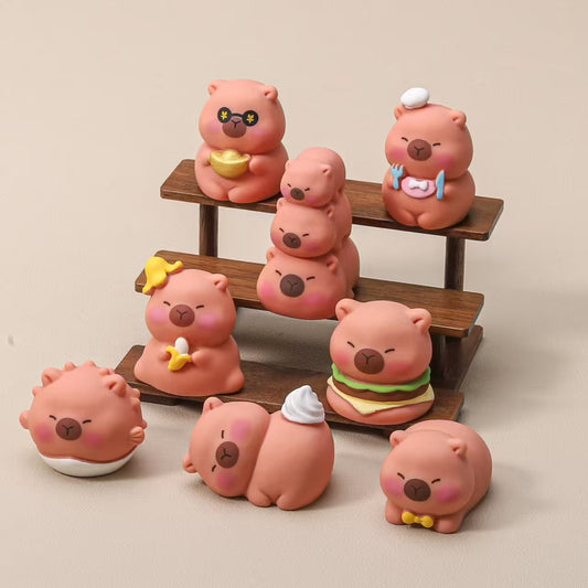 AJ522【8pcs】Kapibara Little Doll